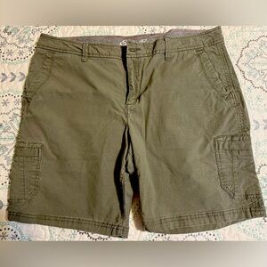 OD Green Eddie Bauer Women’s Chino Style Shorts